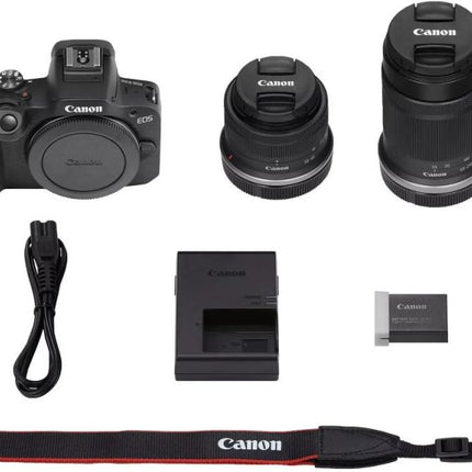Canon EOS R 100 + RF-S 18-45 IS STM + 55-210 IS STM Set