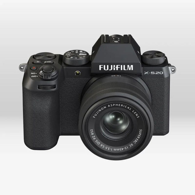 Fujifilm XS20 schwarz + XC 15-45 OIS Vlogger-Kit