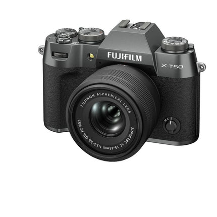 Fujifilm XT 50 charcoal silber + XC 15-45/3,5-5,6 OIS PZ Set