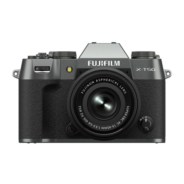 Fujifilm XT 50 charcoal silber + XC 15-45/3,5-5,6 OIS PZ Set