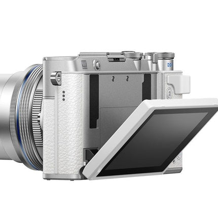 OM System OM-D E-P7 Pancake Zoom Kit ( EZ-M14-42EZ ) weiß/silber