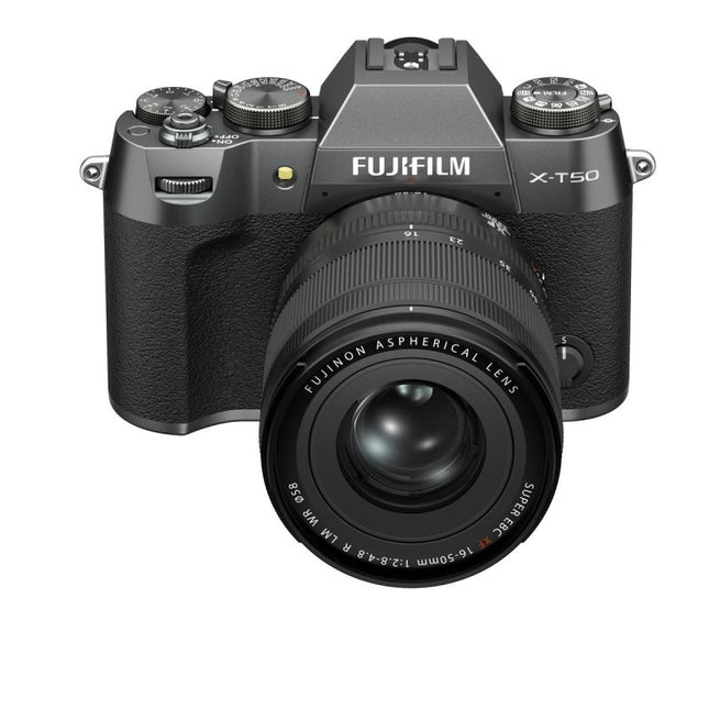 Fujifilm XT 50 charcoal silber + XF 16-50/2,8-4,8 R LM OIS Set